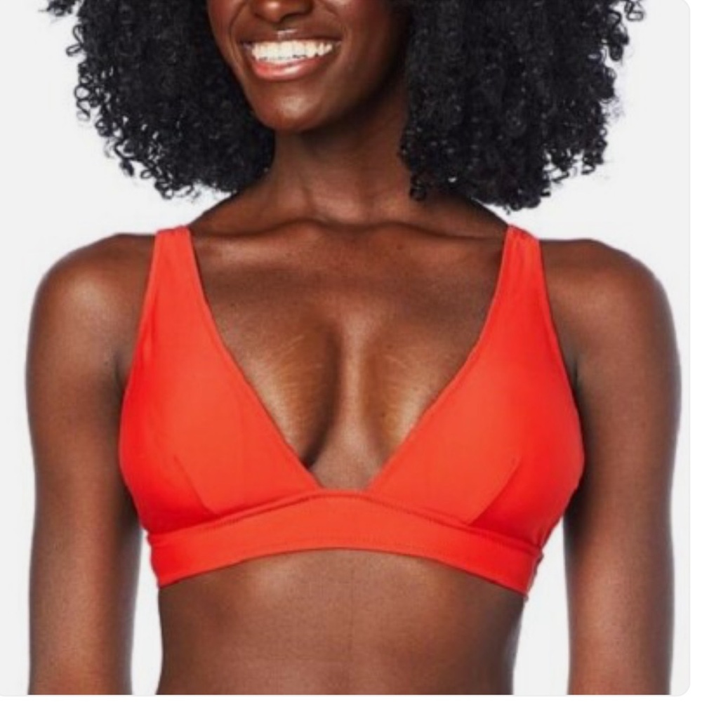 🆕 Bethenny swimwear V neck top Red  size 12